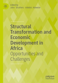 Enlarge image Cover: Structural Transformation and Economic Development in Africa - Palgrave Macmillan