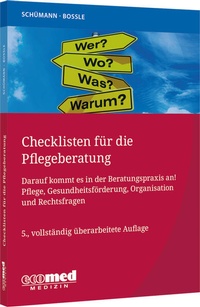Abbildung von: Checklisten für die Pflegeberatung - ecomed Storck