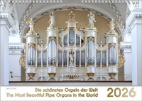 Abbildung von: Der Orgelkalender, ein Musik-Kalender 2026, DIN A4 - Bach 4 You