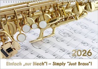 Abbildung von: Blech-Instrumente - Musik-Kalender 2026, DIN A3 - Bach 4 You