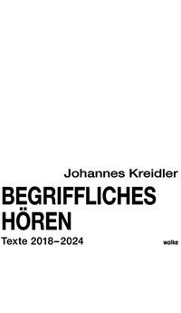 Abbildung von: Begriffliches Hören - Wolke V.-G.