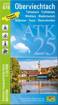 Abbildung von: ATK25-G15 Oberviechtach (Amtliche Topographische Karte 1:25000) - Landesamt für Digitalisierung, Breitband und Vermessung, Bayern