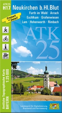 Abbildung von: ATK25-H17 Neukirchen b.Hl.Blut (Amtliche Topographische Karte 1:25000) - Landesamt für Digitalisierung, Breitband und Vermessung, Bayern