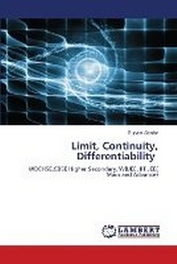 Enlarge image Cover: Limit, Continuity, Differentiability - LAP Lambert Academic Publishing