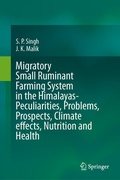 Cover: Migratory Small Ruminant Farming System in the Himalayas-Peculiarities, Problems, Prospects, Climate Effects, Nutrition and Health - Springer Nature Switzerland AG