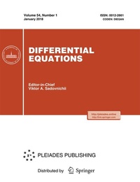 Abbildung von: Differential Equations - Pleiades Publishing