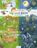 Cover: Mein erstes Wimmelbuch: Tag und Nacht bei den Tieren - Esslinger