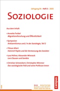 Cover: Soziologie 3/2025 - Campus