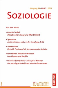 Abbildung von: Soziologie 3/2025 - Campus