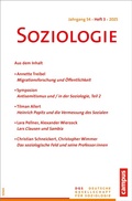 Cover: Soziologie 3/2025 - Campus Verlag Digital