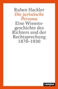 Cover: Die juristische Persona - Campus