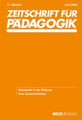 Cover: Zeitschrift f&uuml;r P&auml;dagogik 71.Beiheft 2025 - Juventa Verlag ein Imprint der Beltz Verlagsgruppe GmbH & Co. KG
