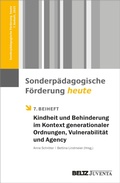 Cover: Kindheit und Behinderung im Kontext generationaler Ordnungen, Vulnerabilit&auml;t und Agency - Beltz eBook