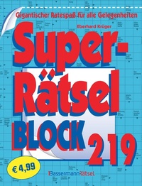 Abbildung von: Superrätselblock 219 (5 Exemplare à 4,99 ?) - Bassermann
