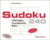 Bild vergrößern Bild: Sudokublock 240 (5 Exemplare à 2,99 ?) - Bassermann