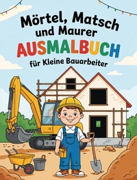 Abbildung von: Mörtel, Matsch und Maurer - Ausmalbuch für kleine Bauarbeiter - Papierfresserchens MTM-Verlag + CAT creativ