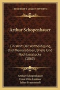 Cover: Arthur Schopenhauer - Kessinger Publishing