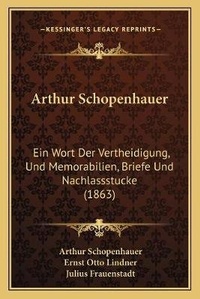Enlarge image Cover: Arthur Schopenhauer - Kessinger Publishing