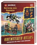 Cover: LEGO&reg; NINJAGO&reg; Aufstieg der Drachen Abenteuer Atlas - Dorling Kindersley Verlag