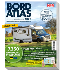 Bild: Bordatlas Stellplatzführer 2026 - DoldeMedien Verlag GmbH