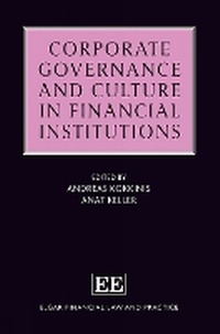 Abbildung von: Corporate Governance and Culture in Financial Institutions - Edward Elgar Publishing