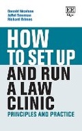 Cover: How to Set up and Run a Law Clinic - Edward Elgar Publishing