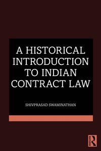 Abbildung von: A Historical Introduction to Indian Contract Law - CRC Press