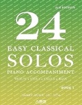 Cover: 24 Easy Classical Solos Piano Accompaniment Book 1 - Harry Hunt Jr