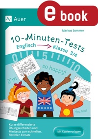 Abbildung von: 10-Minuten-Tests Englisch - Klasse 3/4 - Auer Verlag