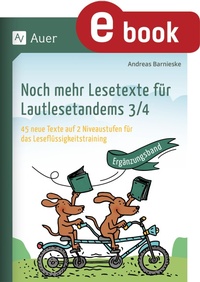Abbildung von: Noch mehr Lesetexte für Lautlesetandems 3-4 - Auer Verlag