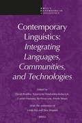 Cover: Contemporary Linguistics: Integrating Languages, Communities, and Technologies - Brill