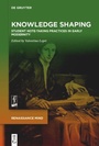 Cover: Knowledge Shaping - De Gruyter