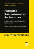 Cover: Historische Sprachwissenschaft des Deutschen - Narr Francke Attempto Verlag