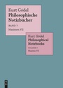 Cover: Maximen VII / Maxims VII - De Gruyter