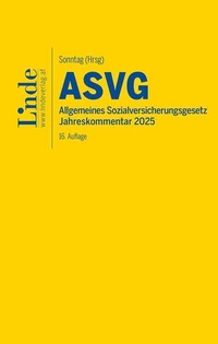 Abbildung von: ASVG | Allgemeines Sozialversicherungsgesetz 2025 - Linde