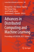Cover: Advances in Distributed Computing and Machine Learning - Springer Nature Switzerland AG