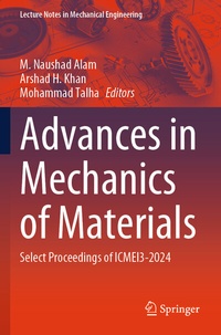 Enlarge image Cover: Advances in Mechanics of Materials - Springer