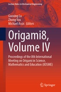 Cover: Origami8, Volume IV - Springer Nature Switzerland AG