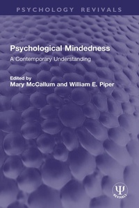 Abbildung von: Psychological Mindedness - Routledge