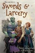 Cover: Swords & Larceny - Baen Books