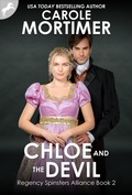 Cover: Chloe and the Devil (Regency Spinsters Alliance 2)  (Regency SpinstersAlliance, #2) - Carole Mortimer