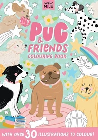 Enlarge image Cover: Pug and Friends Coloring Book - Five Mile