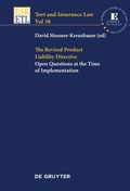 Cover: The Revised Product Liability Directive - De Gruyter
