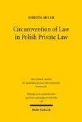 Bild: Circumvention of Law in Polish Private Law - Mohr Siebeck