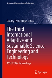 Abbildung von: The Third International Adaptive and Sustainable Science, Engineering and Technology - Springer