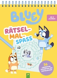 Abbildung von: Bluey Rätsel-Mal-Spaß - Schwager & Steinlein