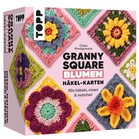 Abbildung von: Granny Square Blumen Häkel-Karten (Deutsche Ausgabe) - Frech