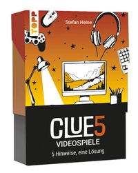 Abbildung von: CLUE5 #Videospiele. 5 Hinweise, nur eine Lösung. Das Trend-Quiz für deine Tasche - Frech