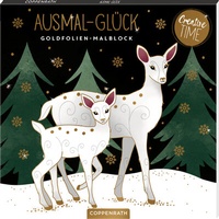 Abbildung von: Ausmal-Glück Goldfolien-Malblock - Coppenrath