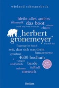 Cover: Herbert Gr&ouml;nemeyer. 100 Seiten - Reclam